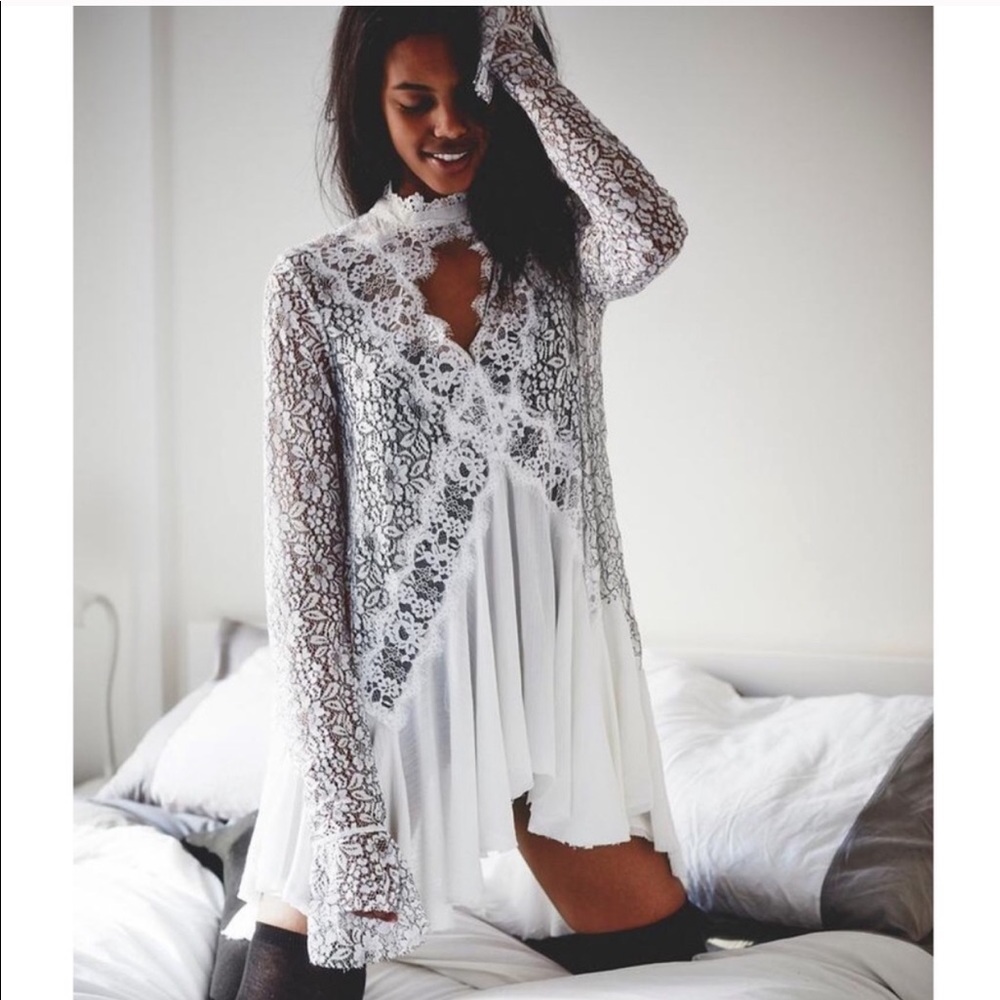 Free People Secret Origins Lace dress
